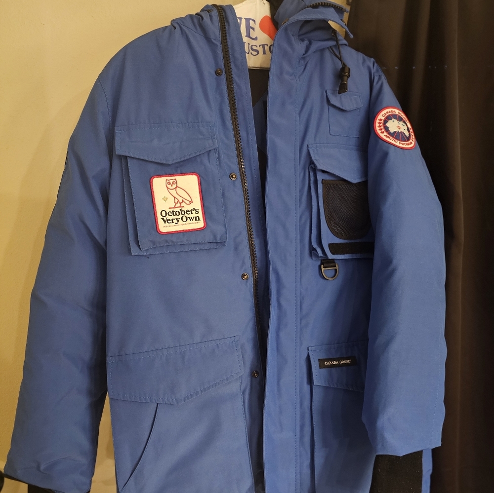 Ovo x Canada Goose Royal Blue Parka XL